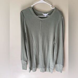 Time and True waffle knit shirt